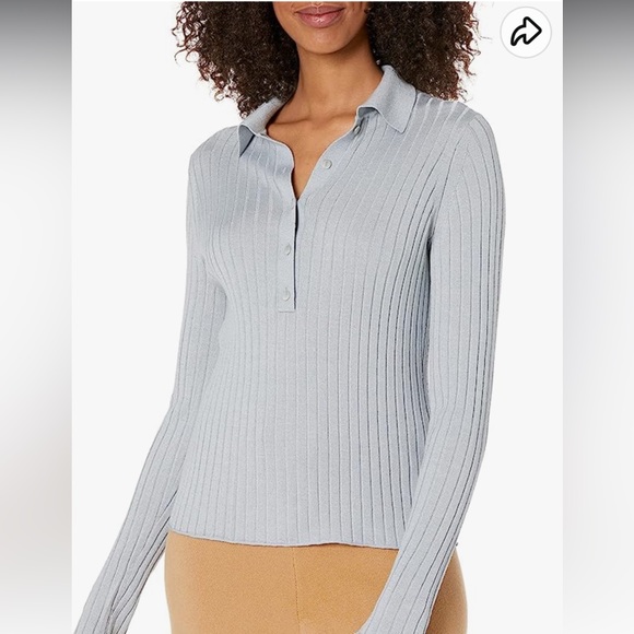 Vince ribbed polo sweater cardigan - Picture 10 of 12